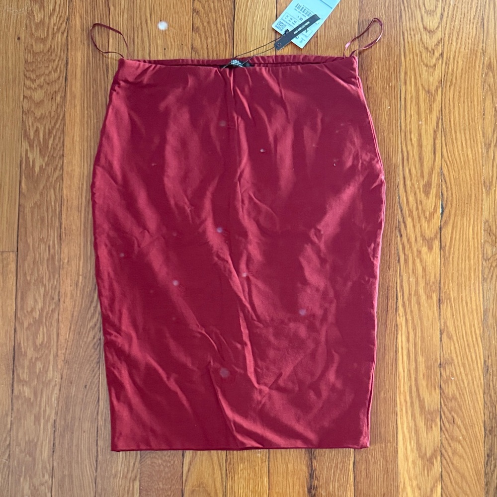 Zara Wine Pencil Skirt